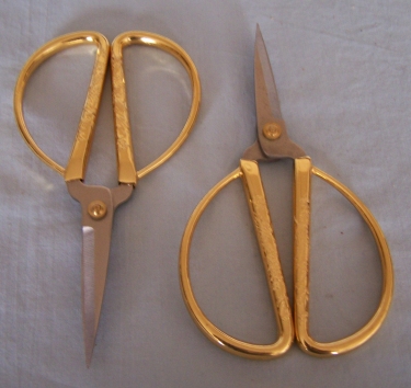 Scissors, 6" Gold Handles